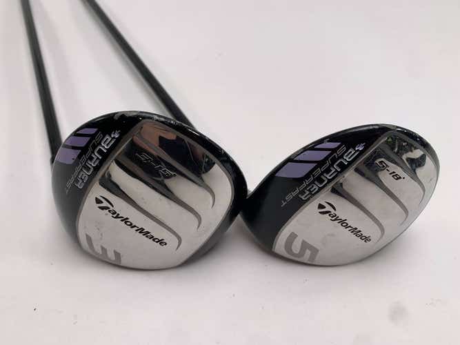 TaylorMade Burner Superfast 3 & 5 Fairway Wood Set 15* 18* Superfast Ladies RH