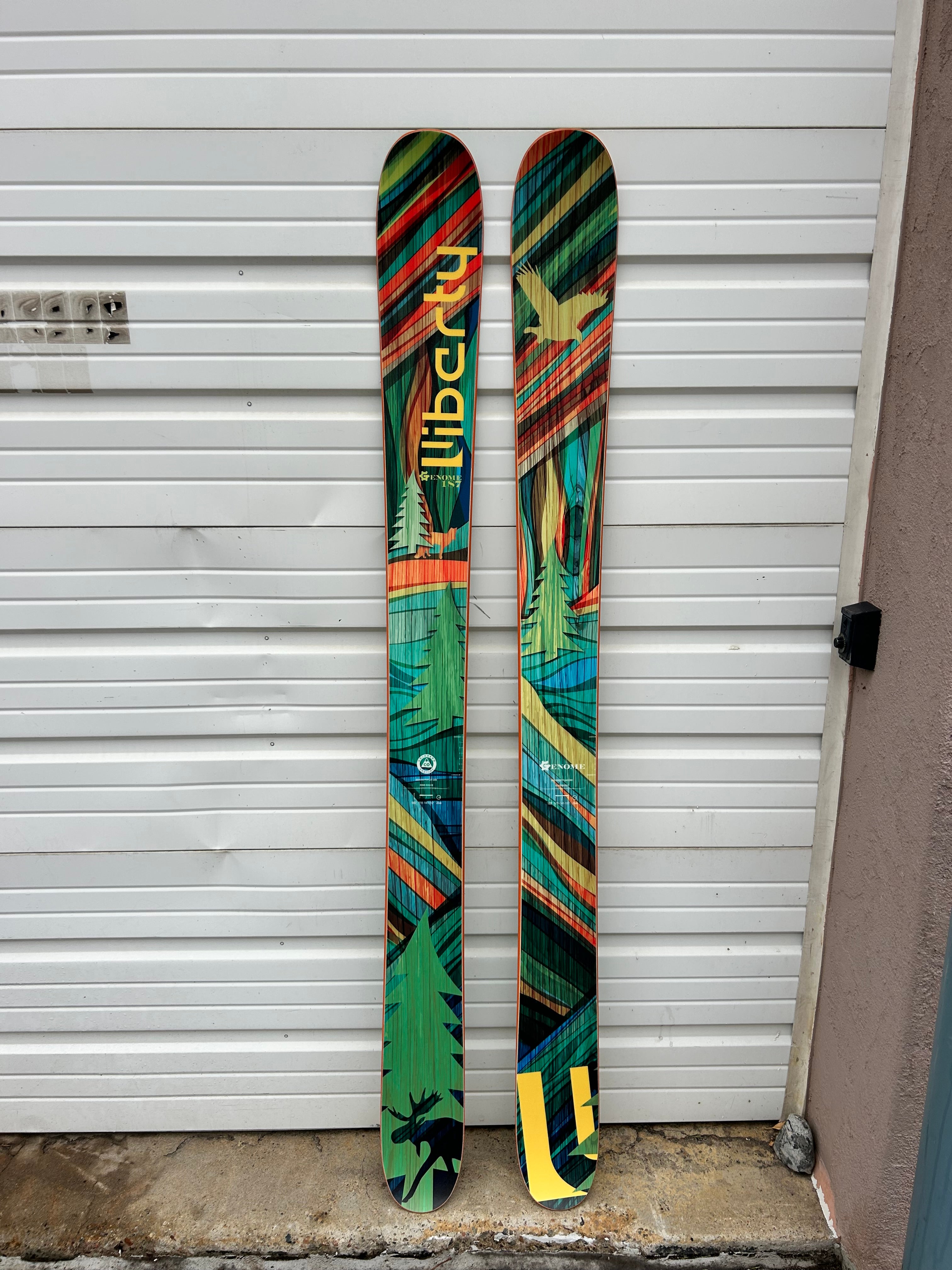 Men's 2021 Liberty 187 cm Powder Genome 141 Skis Without