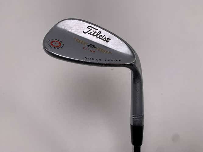 Titleist Vokey Spin Milled CC Chrome Gap Wedge GW 52* 8 Bounce Wedge RH