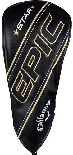 Callaway Epic Max Star Driver Headcover (Black/Gold) Golf Cover NEW
