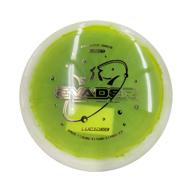 Used Dynamic Discs LUCID ICE EVADER Disc Golf Driver Yellow 10299-S000304593