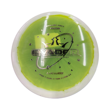 Used Dynamic Discs LUCID ICE EVADER Disc Golf Driver Yellow 10299-S000304597