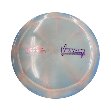 Used Discraft TITANIUM VENOM Disc Golf Driver Grey 10299-S000304587
