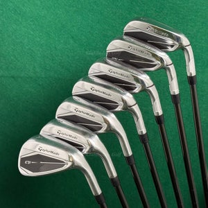 TaylorMade Qi 5-AW Iron Set KBS Tour Glossy Black Steel Stiff