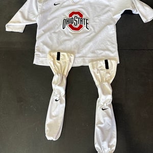 Pro Stock Ohio State Nike Hockey Practice Jersey and swift socks made in Canada