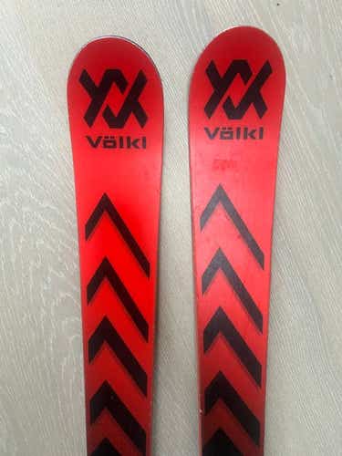 Volkl Racetiger Giant Slalom Skis With Marker 10 Bindings 144 cm(Used)