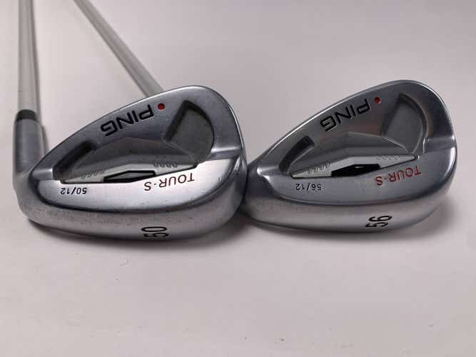 Ping Tour-S Chrome Wedge Set 50* 12 | 56* 12 Red Dot 1* Flat ULT200 Ladies RH