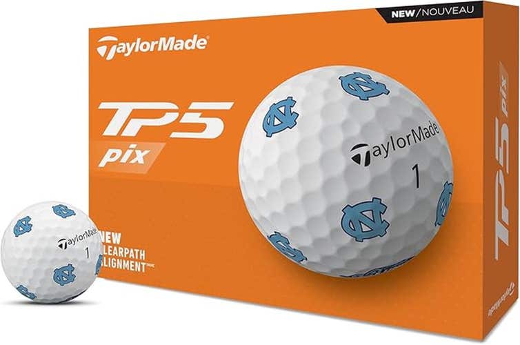 Taylor Made TP5 Pix Golf Balls (UNC, 12pk) 1dz 2024 NEW