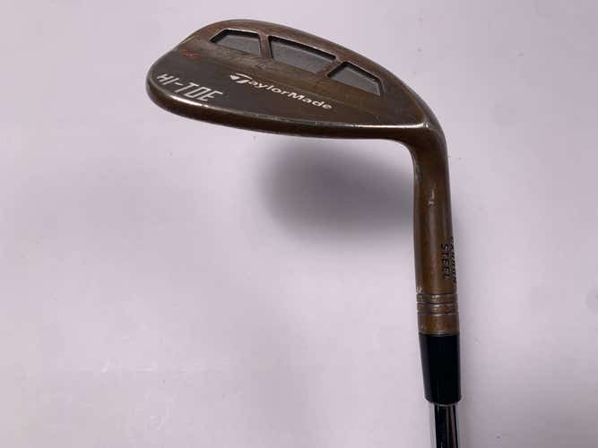 TaylorMade HI-TOE RAW Gap Wedge GW 52* 9 KBS Hi-Rev 2.0 120g Wedge Steel Mens RH