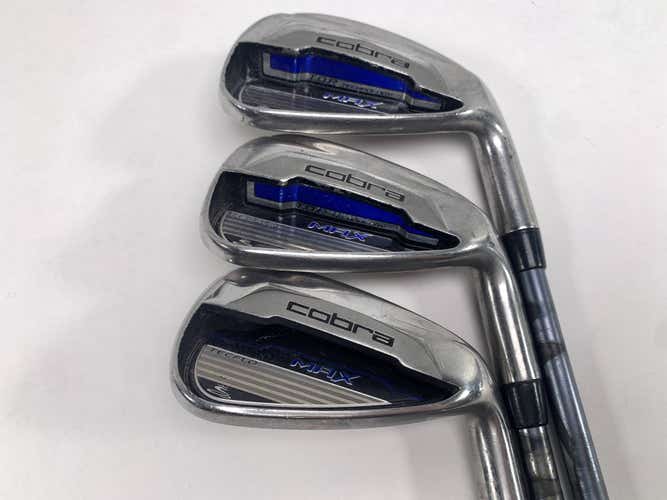 Cobra MAX Iron Set 7-9 White Tie X4 Senior Graphite Mens RH