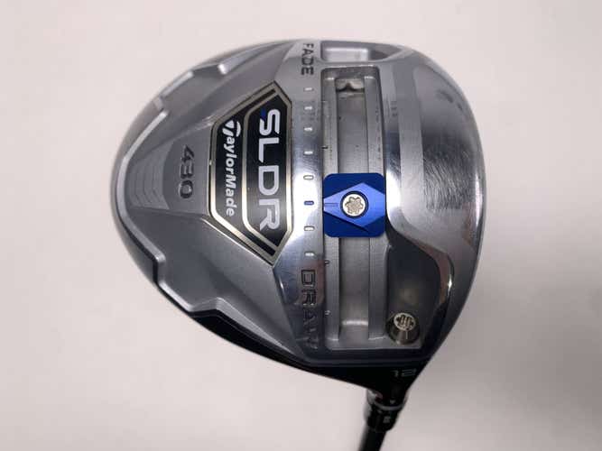 TaylorMade SLDR 430 Driver 12* Aldila RIP Phenom 55g Stiff Graphite Mens RH