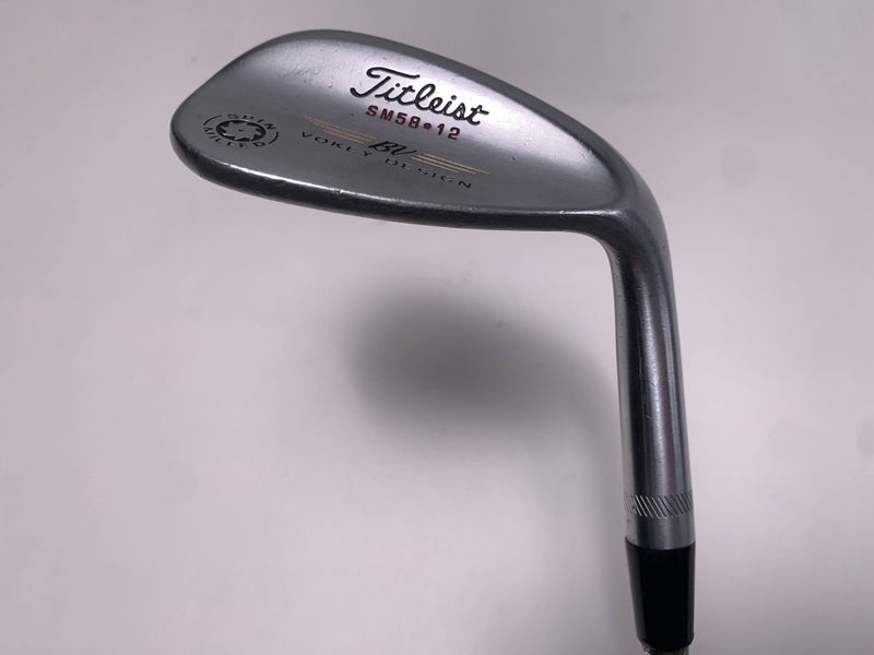 Titleist Vokey Spin Milled Chrome 2009 Lob Wedge 58* 12 Bounce DG Wedge Mens RH