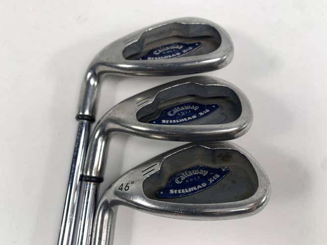 Callaway X-16 Iron Set 8-PW System CW75 Regular Steel Mens LH