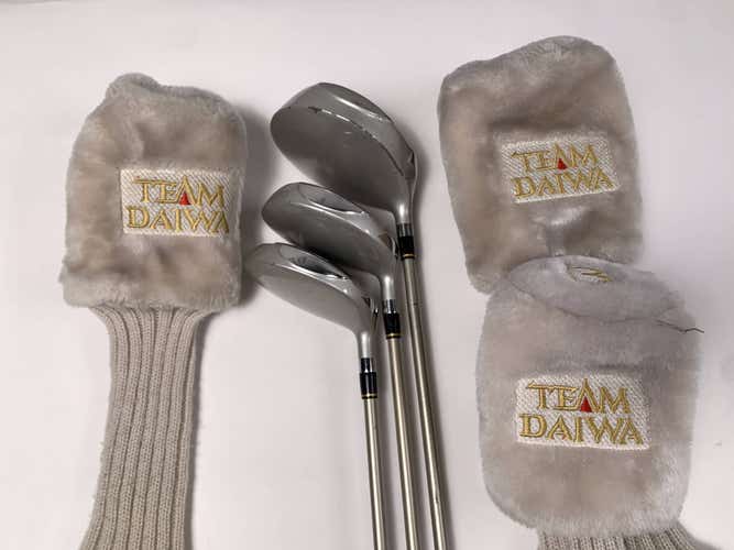 Daiwa Team 318 Wood Set Driver 3 5 | 11* 15* 20* Hi-Trac+ Ladies Graphite RH HC
