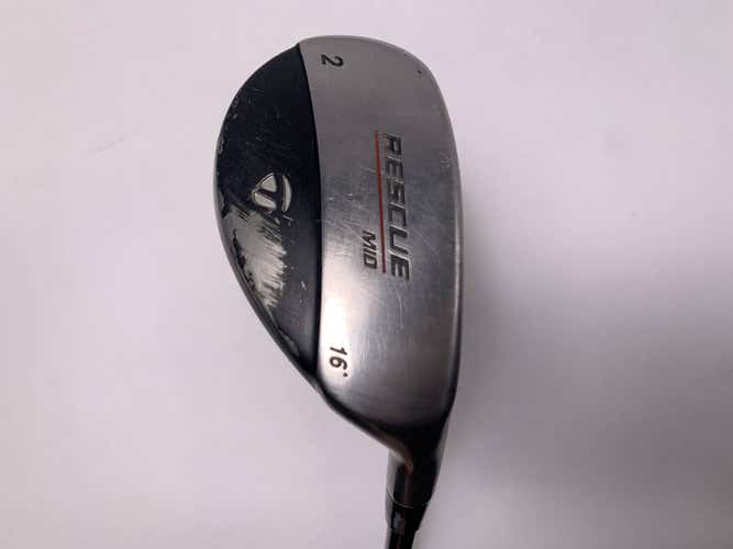 TaylorMade Rescue Mid 2 Hybrid 16* Alpha Platinum Stiff Graphite Mens RH