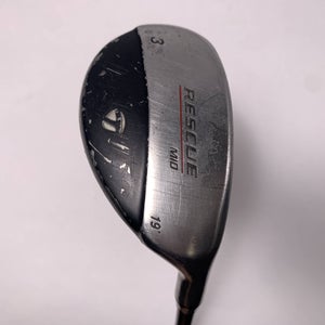 TaylorMade Rescue Mid 3 Hybrid 19* Regular Graphite Mens RH
