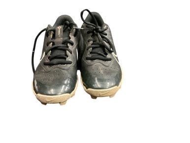Used Nike BASEBALL CLEAT BB/SB Cleats Black Junior 03.5 11846-S000098573