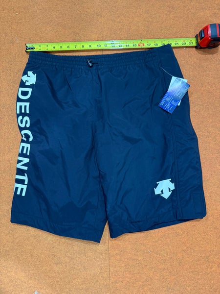 Black Unisex XXL Side Zip Descente Ski Race Training Shorts (New)