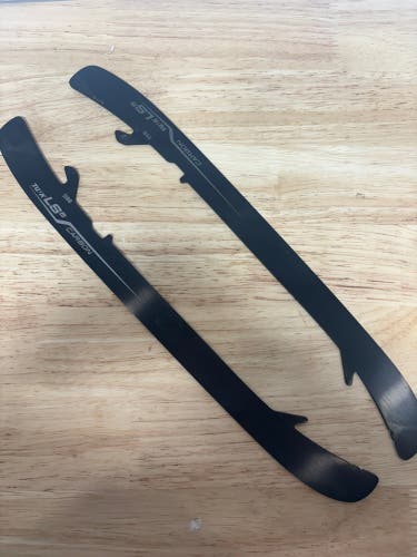 NHL Pro Stock 288mm Used Black Step Steel Skate Blades / Runners