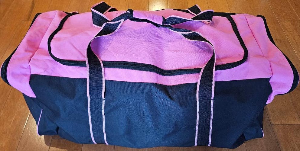 Large Hockey Equipment Bag – Large Capacity – 36"x21"x16" -- Zippered Side Pockets (Used)