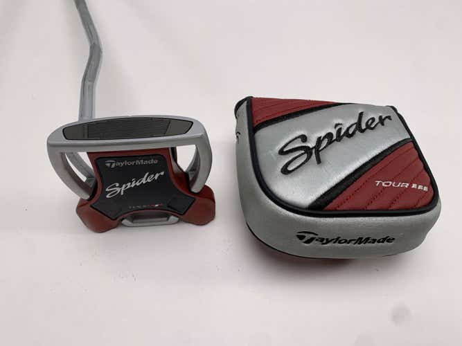 TaylorMade Spider Tour Silver Putter 35" SuperStroke Pistol GT 2.0 Mens LH HC
