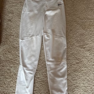 White Men's Small Adult Nike Game Pants (Used)