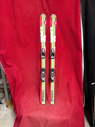 Skis: Kid's Roxy 130 cm Skis With Bindings (Used)