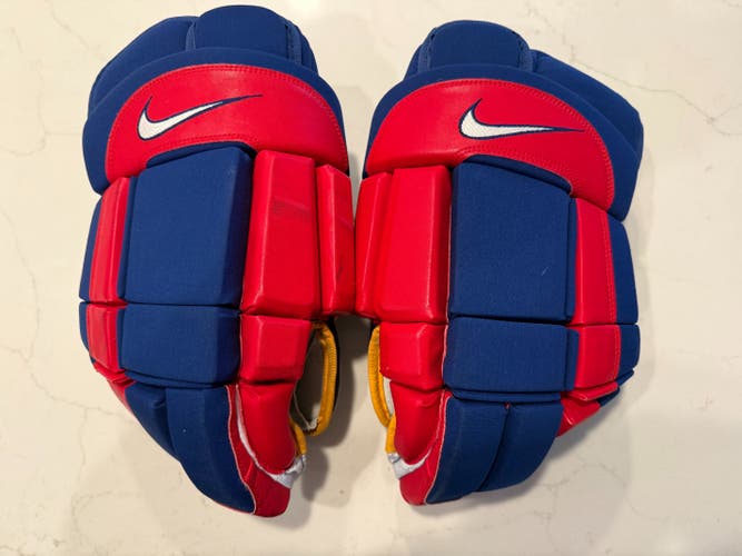 Pro Stock St. Louis Blues Nike Bolero Gloves 14"