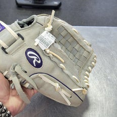 Used Rawlings SCSB12PU BB/SB Glove RH Throw Grey 12" 11497-S000154540