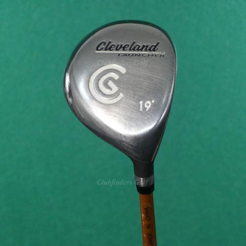 Cleveland Launcher Stainless Fairway 19 5 Wood Launcher Gold Graphite Regular