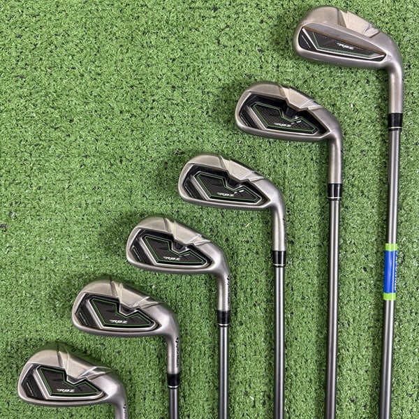 TaylorMade RBZ RocketBallz 5-PW Iron Set Regular Flex 65g Graphite +1/2 Long