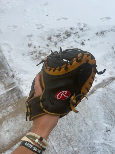 Rawlings Heart of the Hide RH Catcher's Baseball Glove 32.5" (Used)
