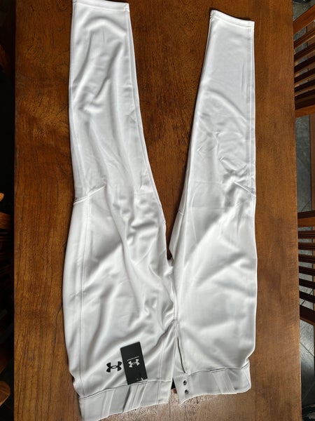 White Men's Large Adult Under Armour Game Pants (New)