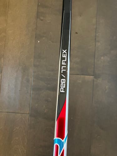 Custom Team USA Senior Bauer Vapor Hyperlite 2 Left Handed Hockey Stick P28 77 Flex (New)