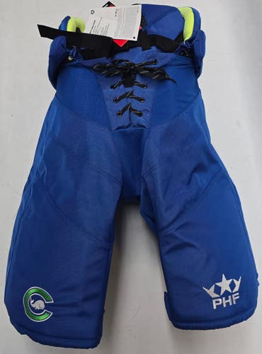 Warrior Alpha Pro Stock Hockey Pant Small Connecticut Whale NEW (14814)