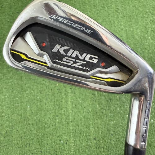 Cobra King SpeedZone SZ 6 Iron True Temper Score Regular Flex Steel -1.25 Short