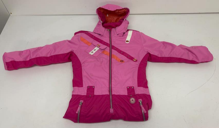 Obermeyer I-Grow Insulated Girls Snowsuit w/Removable Hood Size 8 EXCELLENT
