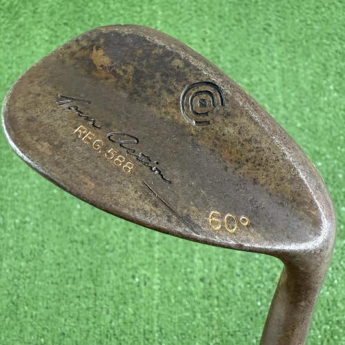 Cleveland Tour Action Reg 588 Raw Rust Lob Wedge 60 Steel Shaft 34.75