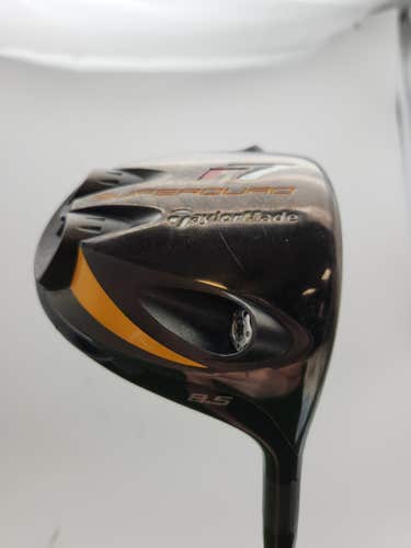 2007 TAYLORMADE R7 SUPERQUAD TP BLACK DRIVER 8.5* XSTIFF FUJI REAX TP 65 GOOD