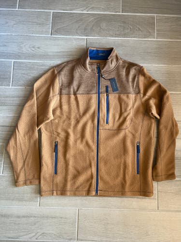 BRAND NEW Tan Fleece Jacket