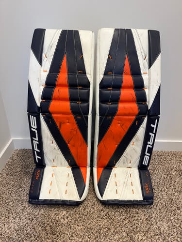 33" 2025 True Catalyst PX5 Goalie Leg Pads Pro Stock (Used)