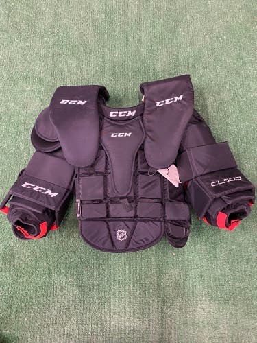 Senior Medium CCM CL 500 Goalie Chest Protector Pro Stock (New)