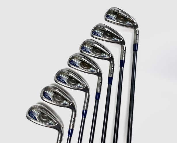 Ping G LE Iron Set 6-PW+GW+SW Black Dot TFC 80 i Lite Graphite Mens RH