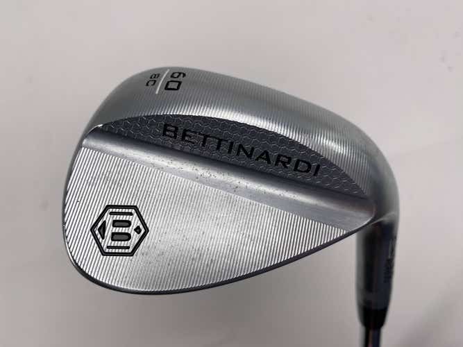 Bettinardi HLX 5.0 Chrome Wedge 60* 8 Bounce C-Grind KBS Hi-Rev 2.0 125 Stiff RH