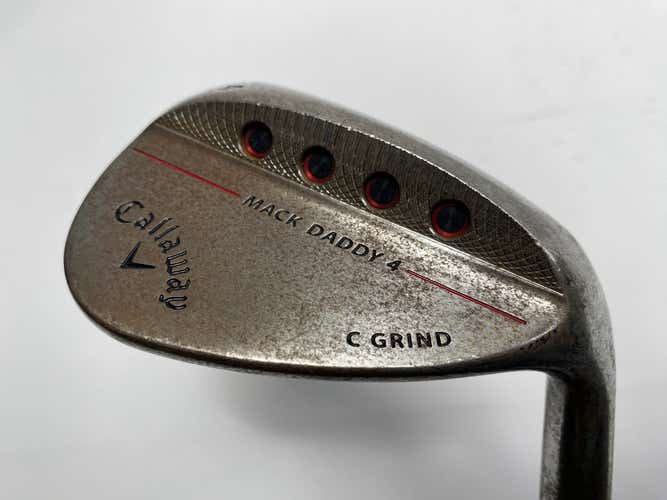 Callaway Mack Daddy 4 Raw Chrome Sand Wedge 54* 8C C-Taper Lite 115g XStiff RH