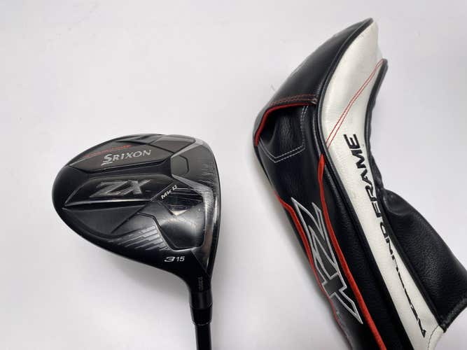 Srixon ZX MKII 3 Fairway Wood 15* UST Mamiya Helium 4F2 Senior RH HC