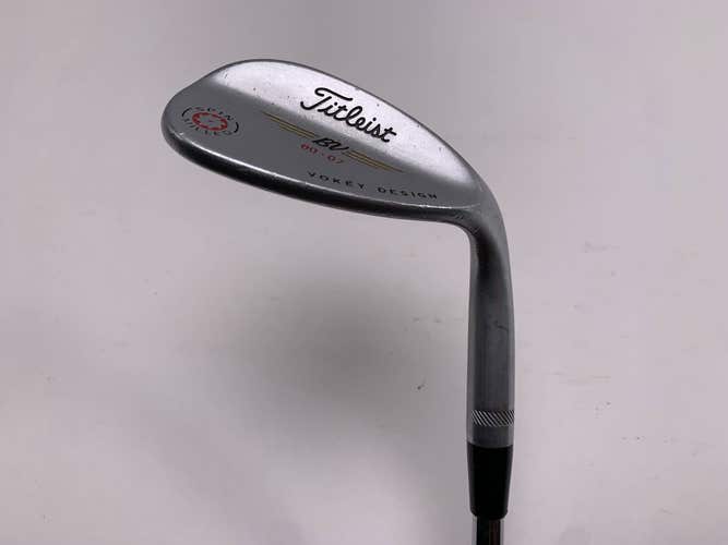 Titleist Vokey Spin Milled Chrome 2009 Lob Wedge LW 60* 7 Wedge Steel Mens RH