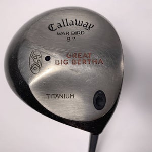 Callaway Original Great Big Bertha Driver 8* GBB UL Firm Graphite Mens RH