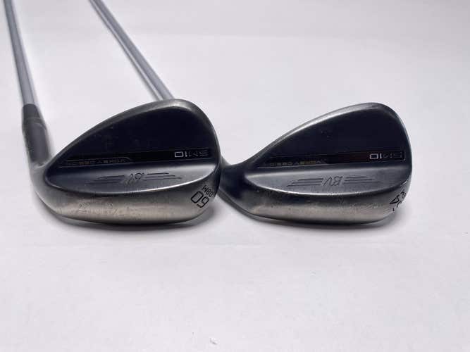 Titleist Vokey SM10 Jet Black Wedge Set 54* 8 | 60* 8 NS Pro 880 AMC Mens RH