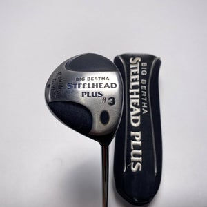 Callaway Steelhead Plus 3 Fairway Wood 15* Regular Steel Mens RH HC